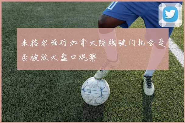 米格尔面对加拿大防线破门机会是否被放大盘口观察